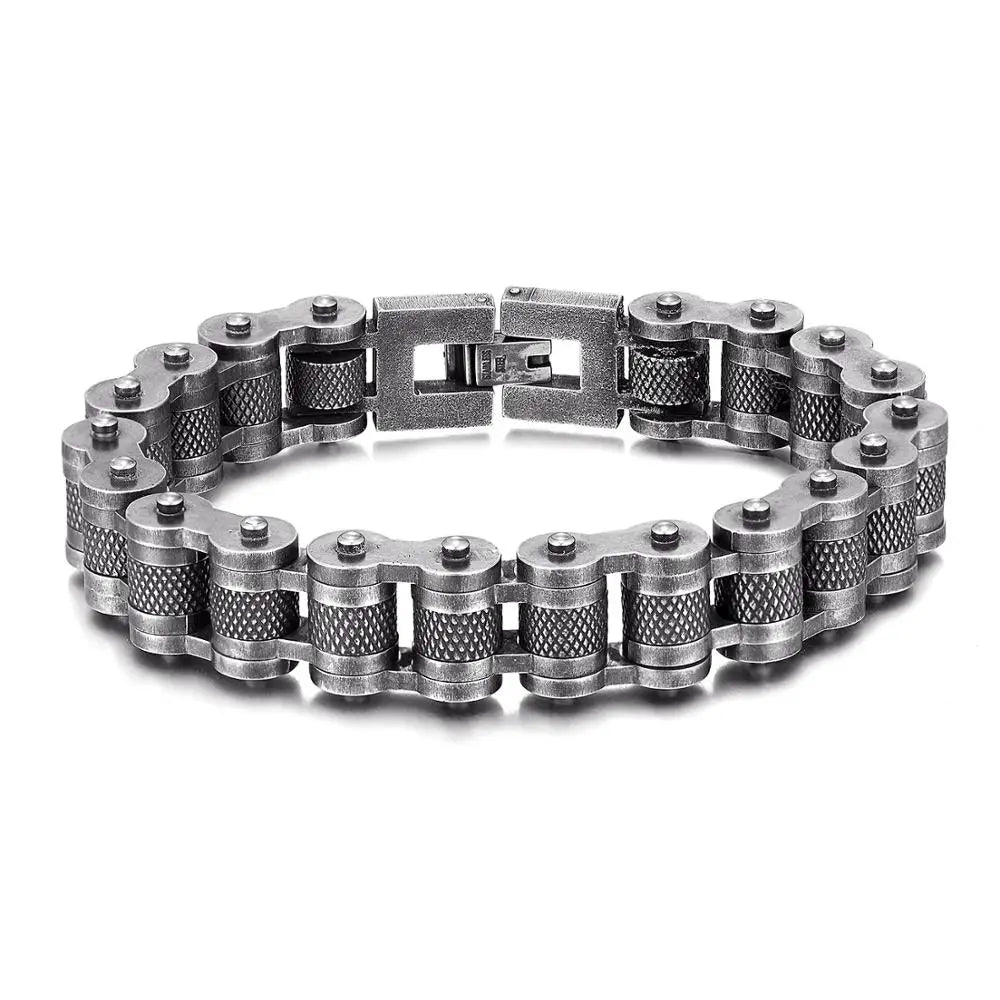 Iron Rider Punk Biker Chain Bracelet