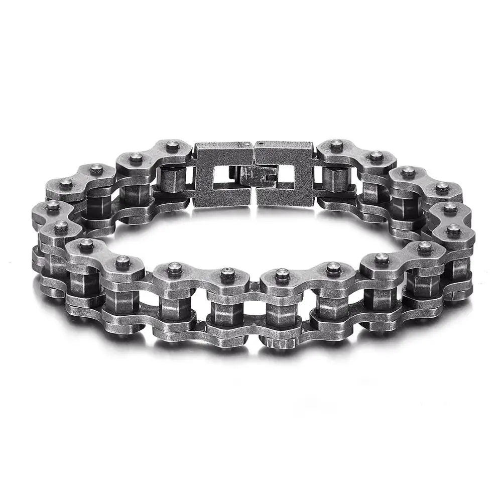 Iron Rider Punk Biker Chain Bracelet