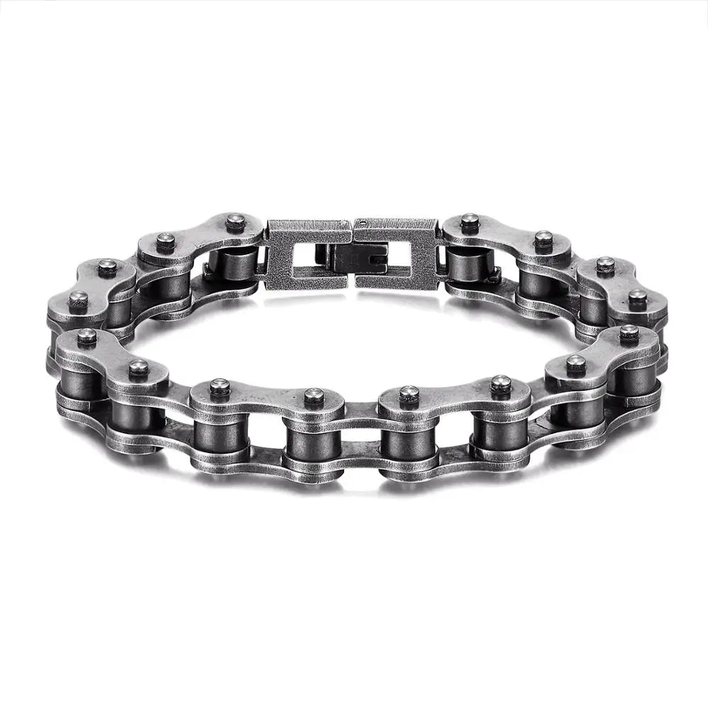 Iron Rider Punk Biker Chain Bracelet