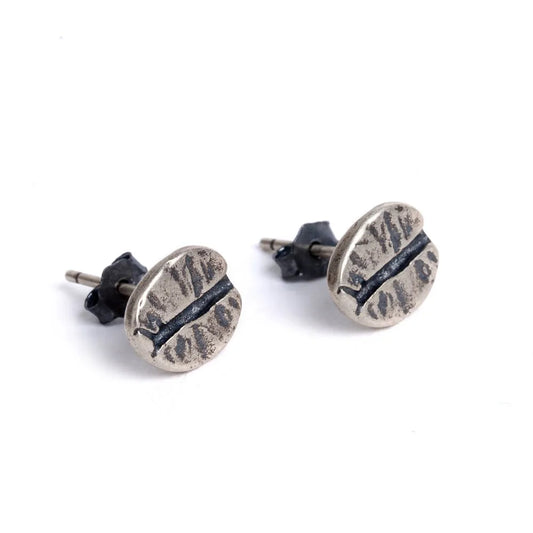 Coffee Bean Stud Earrings Punk & Vintage Style for Men & Women, Party & Wedding Jewelry