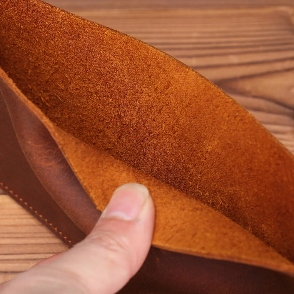 Iron Road Leather Wallet — Men’s Handcrafted Slim Bifold