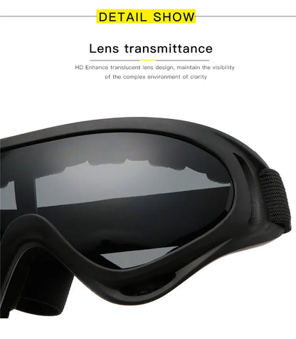 Tactical Protective Goggles - Explosion-Proof, Anti-Fog, CE Certified, 6 Colors