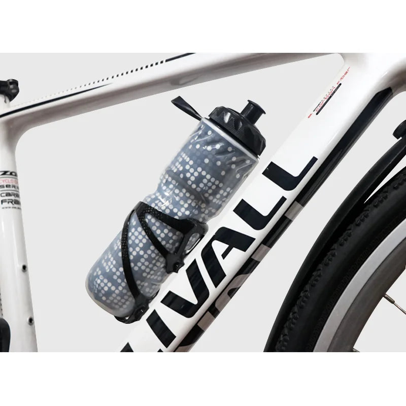 Thermal double layer water bottle keep warm cool portable for outdoor sports