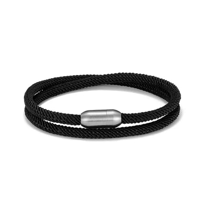 Pulsera de cuerda de aventura - Pulsera de supervivencia al aire libre con cierre magnético