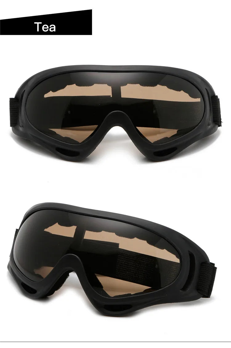 Tactical Protective Goggles - Explosion-Proof, Anti-Fog, CE Certified, 6 Colors