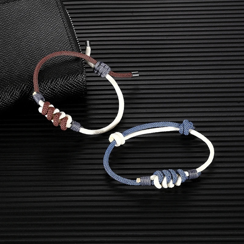 Milan Rope Couples Bracelet - Adjustable, Unisex