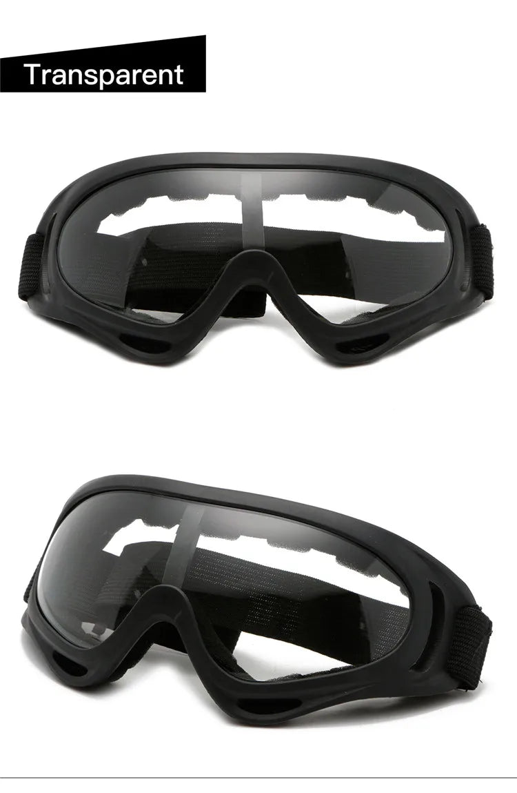 Tactical Protective Goggles - Explosion-Proof, Anti-Fog, CE Certified, 6 Colors