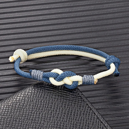 Lucky Knot Rope Bracelet - Adjustable, Unisex