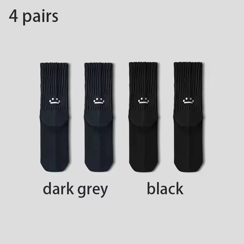 Breathable Cushioned Crew Socks Men’s Athletic & Cycling Performance Socks