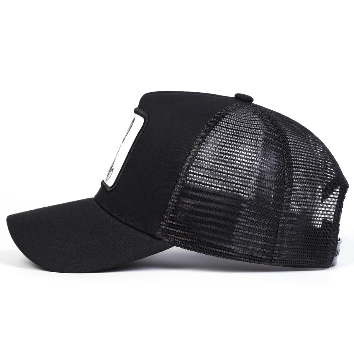Rabbit Embroidery Baseball Cap - Mesh Trucker, Adjustable, Unisex