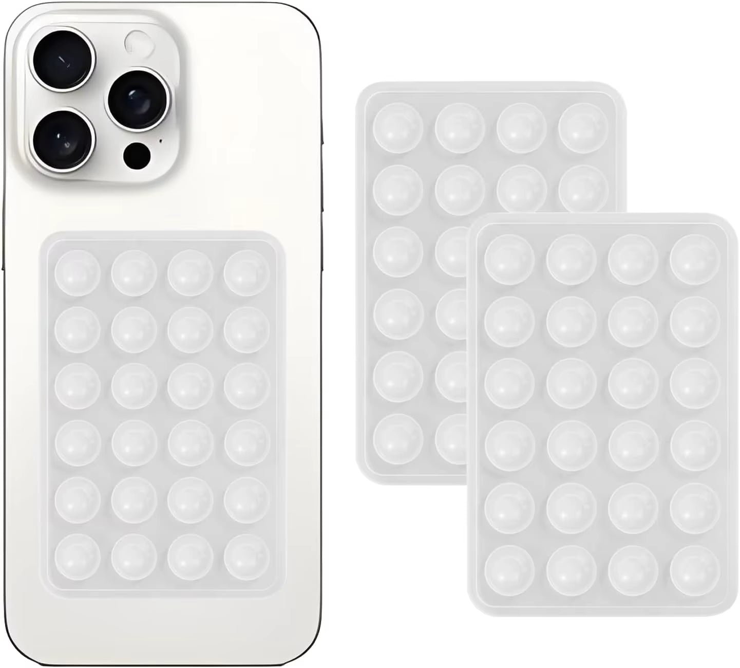 StickyGrip Silicone Suction Case Secure, Non-Slip Mount for iPhone