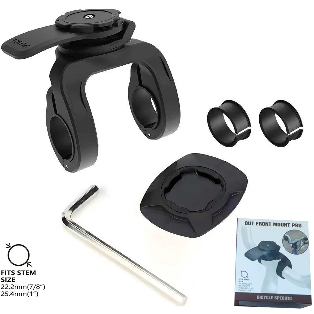 Motorcycle Phone Holder Anti-Shock Dampener Universal Handlebar Mount for iPhone & Android
