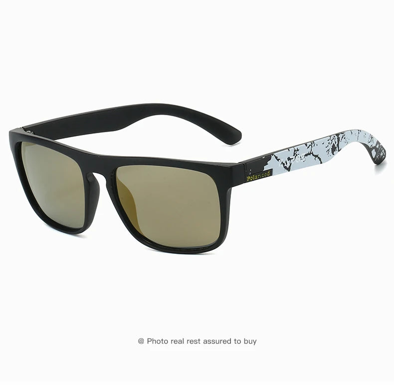 Wraparound Polarized Sport Sunglasses - UV400, TAC Lens, 63mm, Case Included, 10 Colors