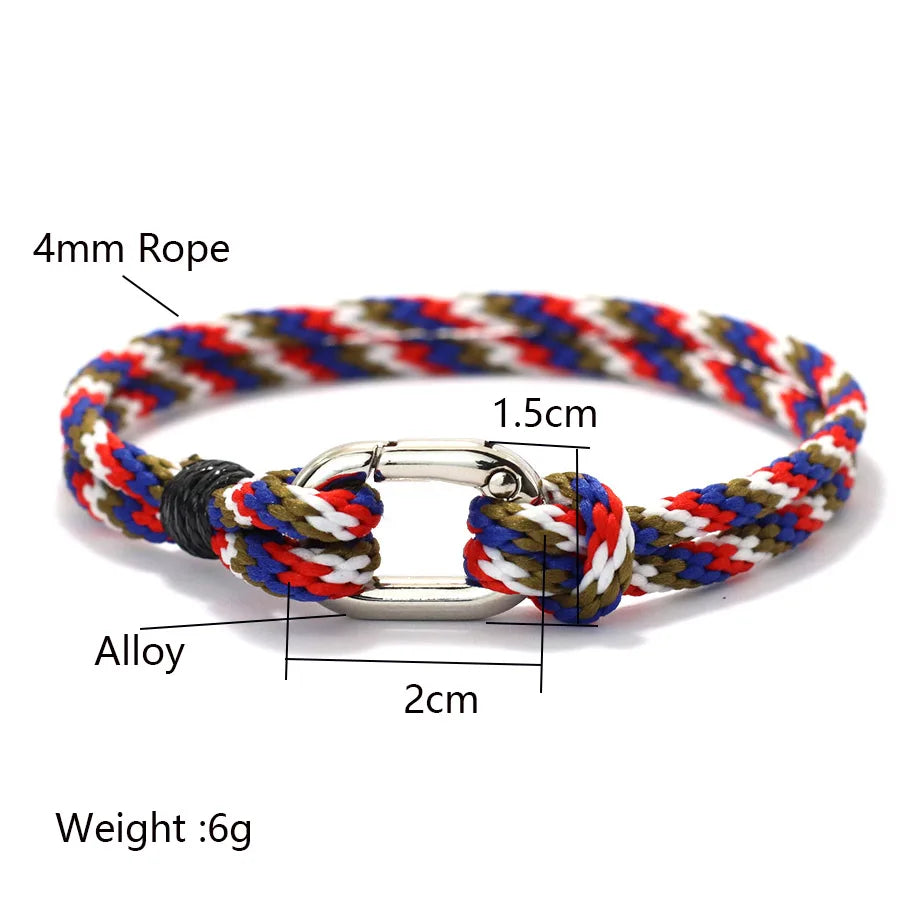Novel Men String Bracelet Handmade Ethnic Cord Outdoor Sports Cycling Accessories Multiple Colors Sizes Perfect Gift For Him deideas