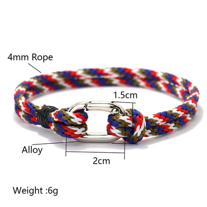Novel Men String Bracelet Handmade Ethnic Cord Outdoor Sports Cycling Accessories Multiple Colors Sizes Perfect Gift For Him deideas