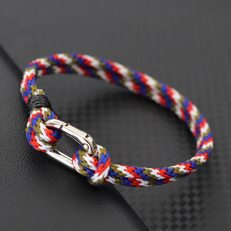 Novel Men String Bracelet Handmade Ethnic Cord Outdoor Sports Cycling Accessories Multiple Colors Sizes Perfect Gift For Him deideas