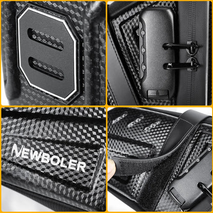 Bike Saddle Bag with Password Lock  Waterproof & Reflective Tool Pouch