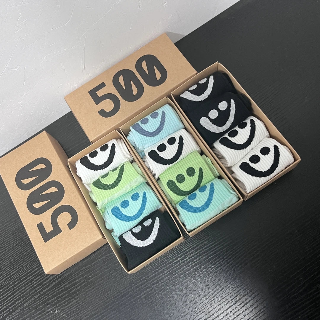 Smile - Happy Face Socks 4 Pairs