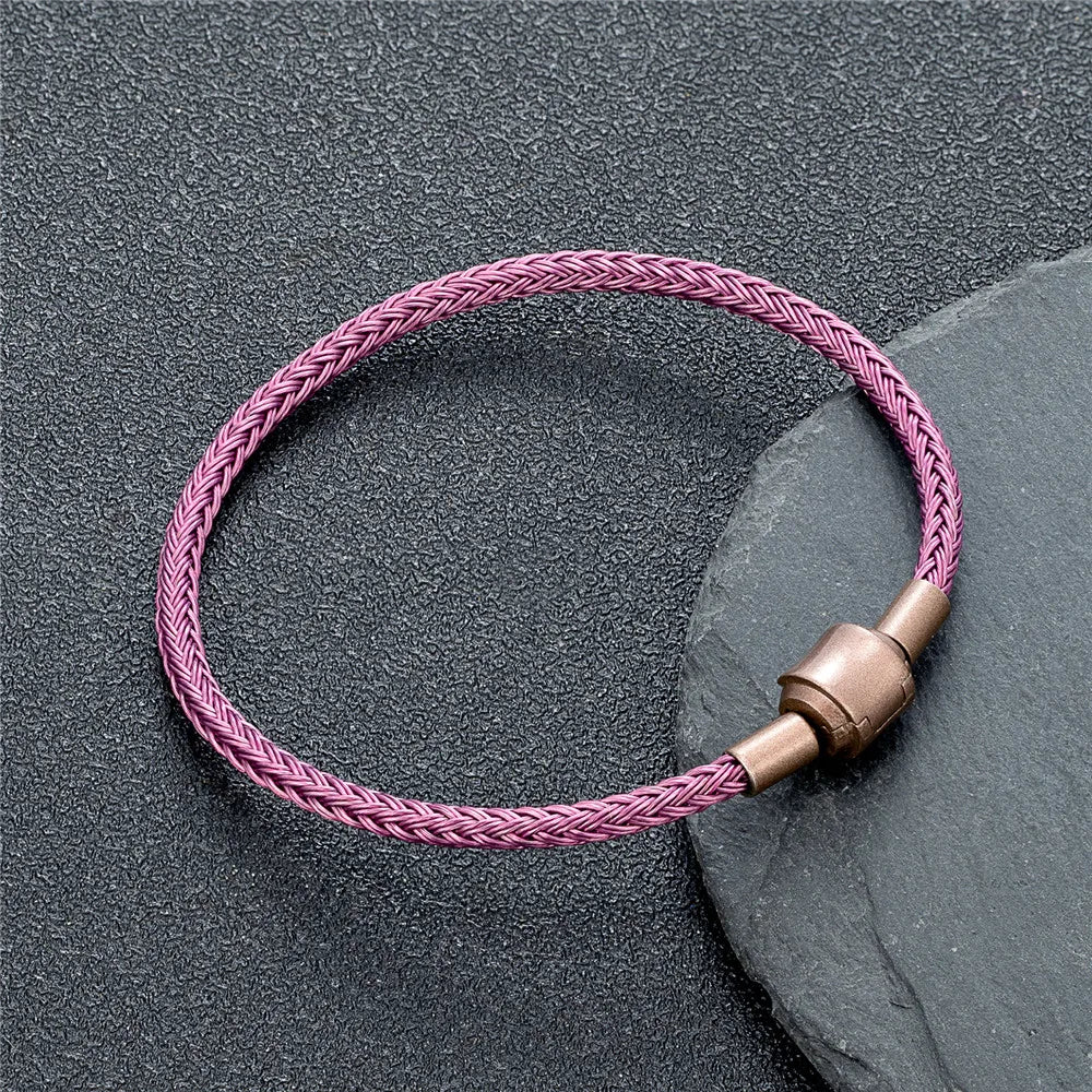 Precision Steel Cable Bracelet - Engineered Minimalist Wearable for Tech Enthusiasts