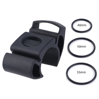 Soporte de silicona para reloj de bicicleta - Soporte universal para manillar, 22-35mm, compatible con smartwatch