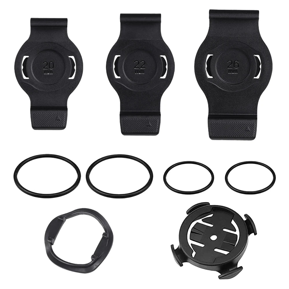 Soporte de silicona para reloj de bicicleta - Soporte universal para manillar, 22-35mm, compatible con smartwatch