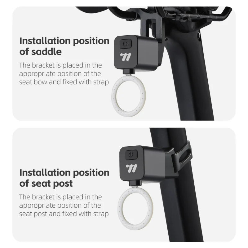 LED Rear Taillight – Rechargeable Plug & Play Bicycle Light