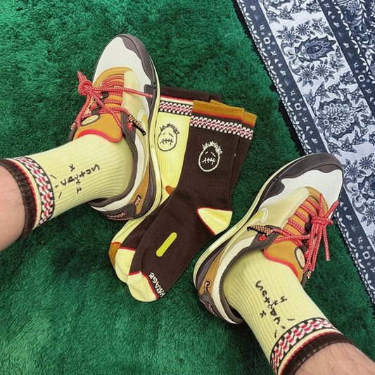 Bandana Graphic Crew Socks | Unisex Streetwear Socks, EU 36-43