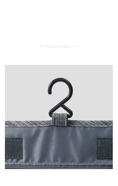 Waterproof Hanging Toiletry Bag - Oxford Fabric, 19x10x24cm, 3 Colors