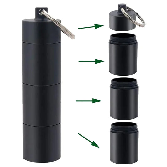 Portable Mini Pill Box  Waterproof and Sealed Organizer