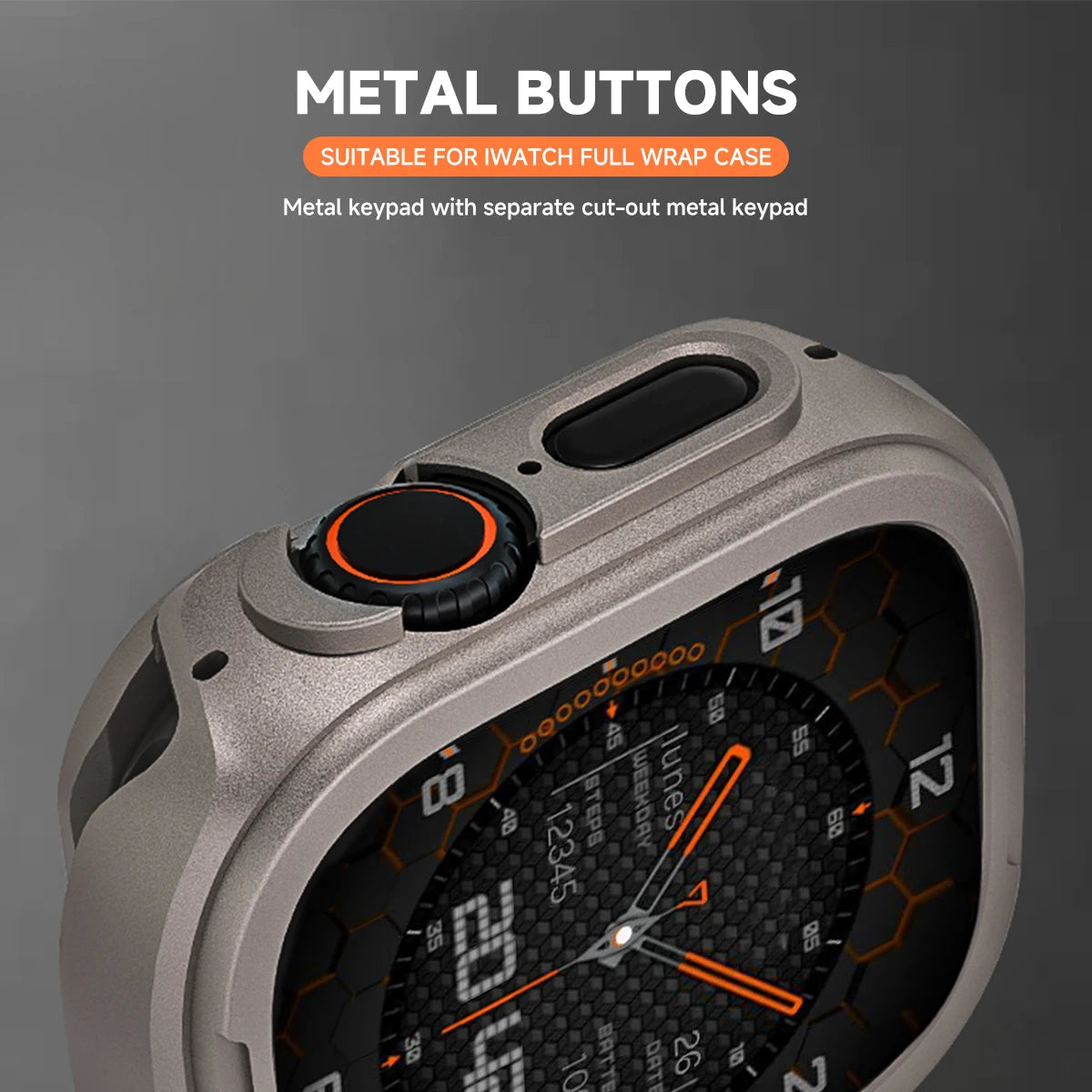 Aluminum Alloy Case for Apple Watch Ultra & Series 11-7