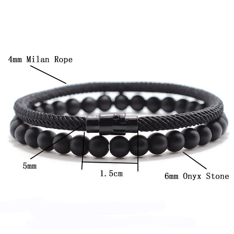Onyx Tiger Balance Bracelet
