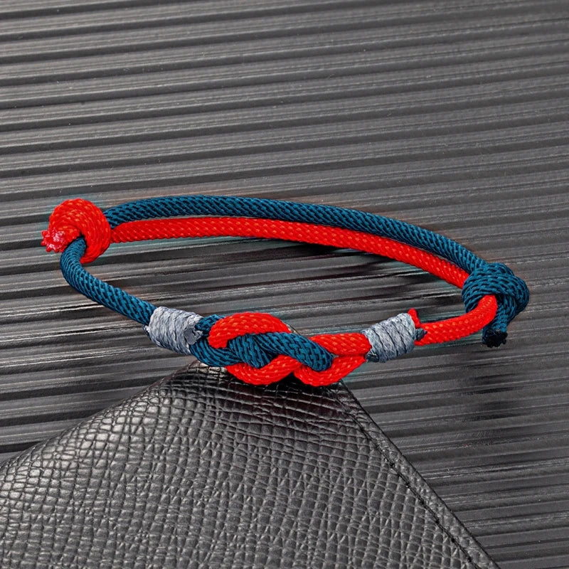 Lucky Knot Rope Bracelet - Adjustable, Unisex