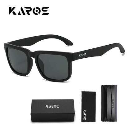 Gafas de sol cuadradas polarizadas - UV400, montura de PC, lente de espejo, 6 colores, unisex