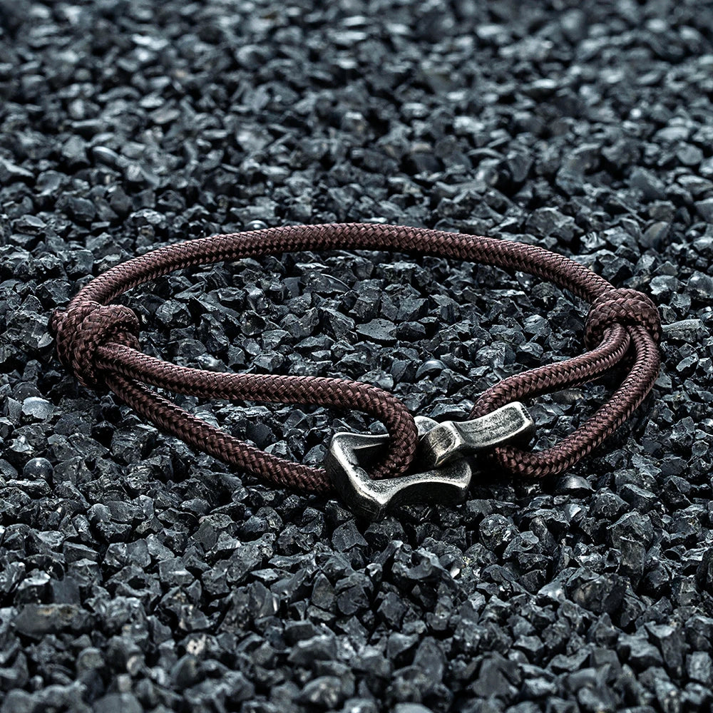 Stainless Steel Rope Bracelet - Keel Chain, Adjustable