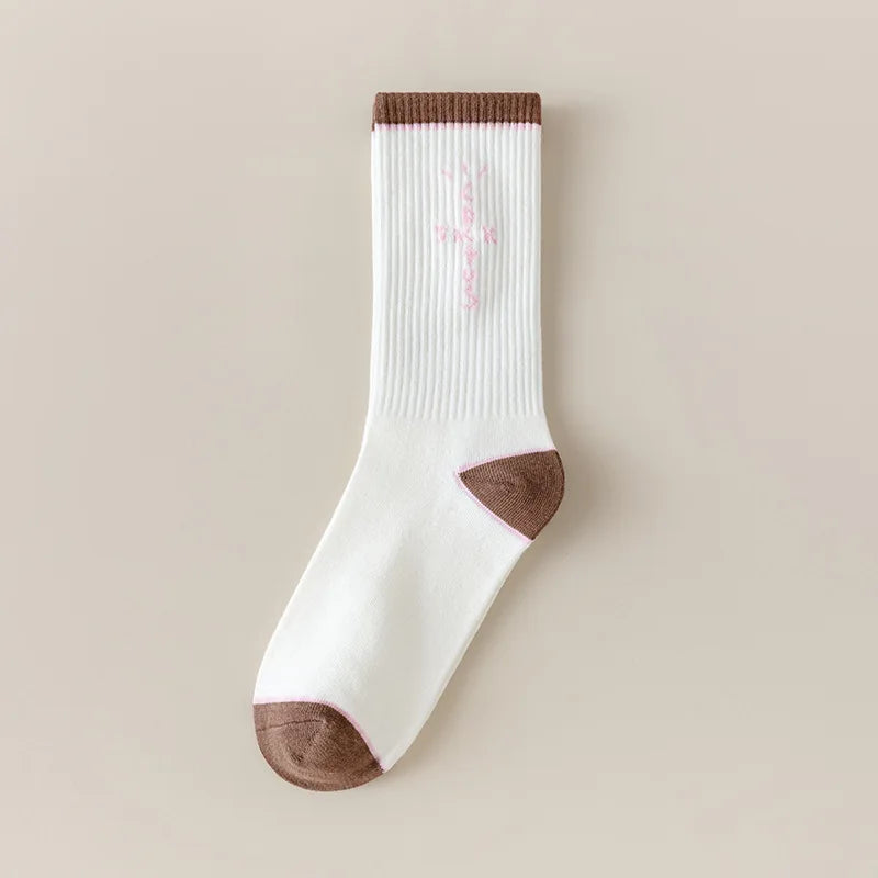 Cactus Jack White Crew Socks - Bandana Design Streetwear Cotton Blend | Men's EUR 36-43