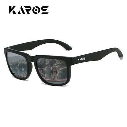 Gafas de sol deportivas envolventes - Polarizadas UV400, lente TAC, 63,5mm, 6 colores