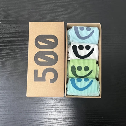Smile - Happy Face Socks 4 Pairs