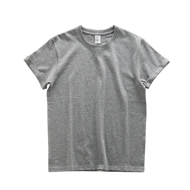 Solid Color Cotton Short Sleeve T-Shirt Top Casual T-Shirts