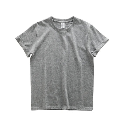 Solid Color Cotton Short Sleeve T-Shirt Top Casual T-Shirts