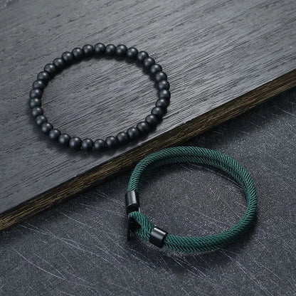Sea Guardian Bracelet Protect your style with the strength and energy of the natural onyx