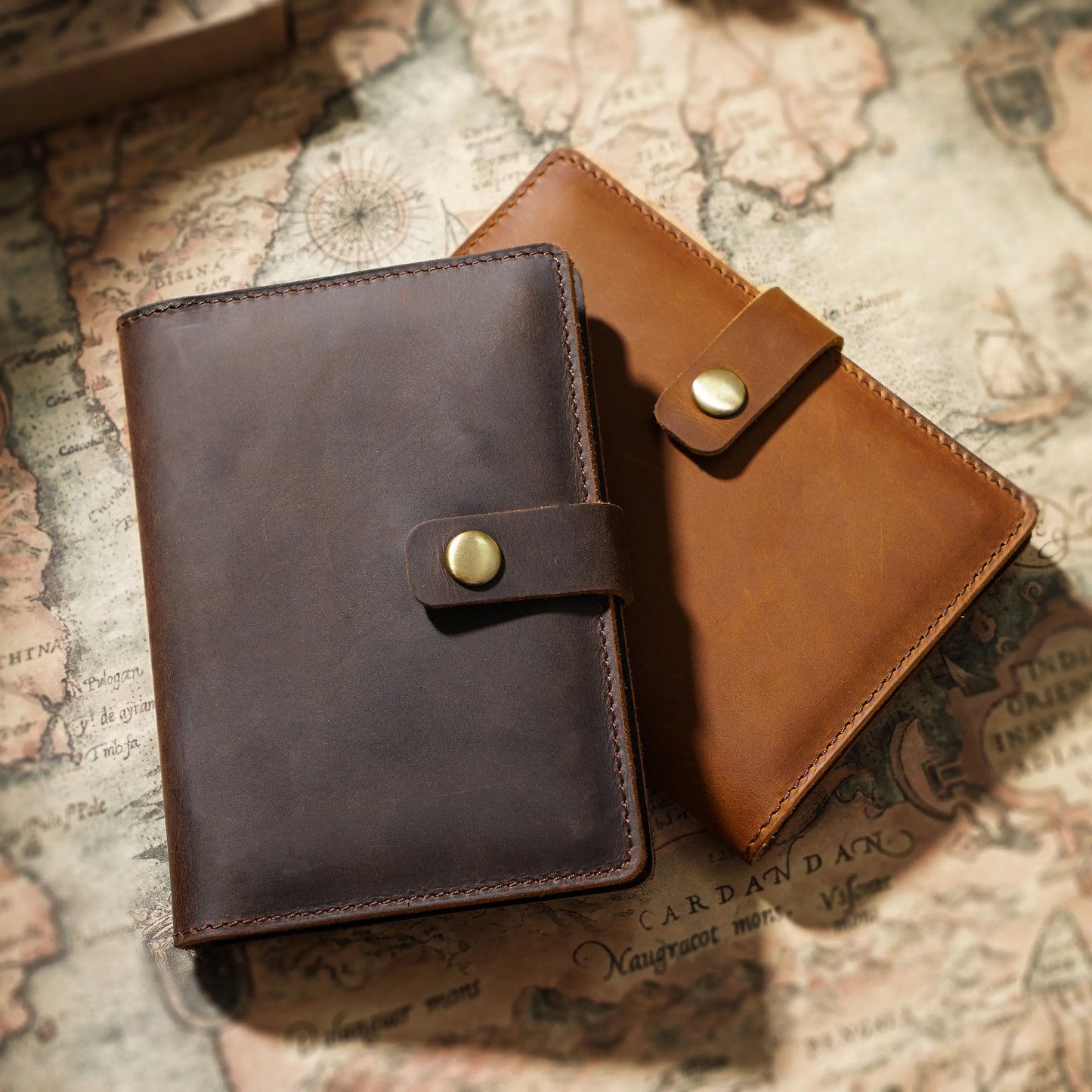 VoyagePact Leather Passport Holder & Travel Organizer