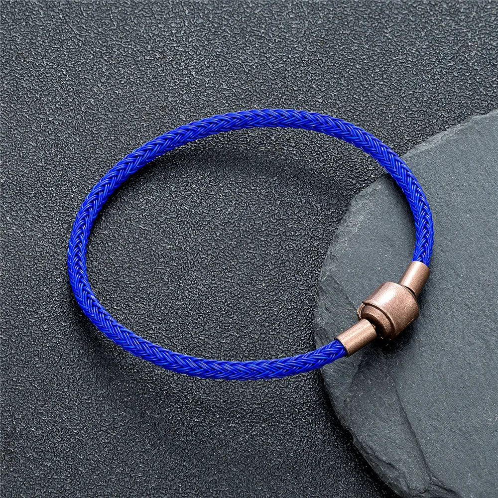 Precision Steel Cable Bracelet - Engineered Minimalist Wearable for Tech Enthusiasts