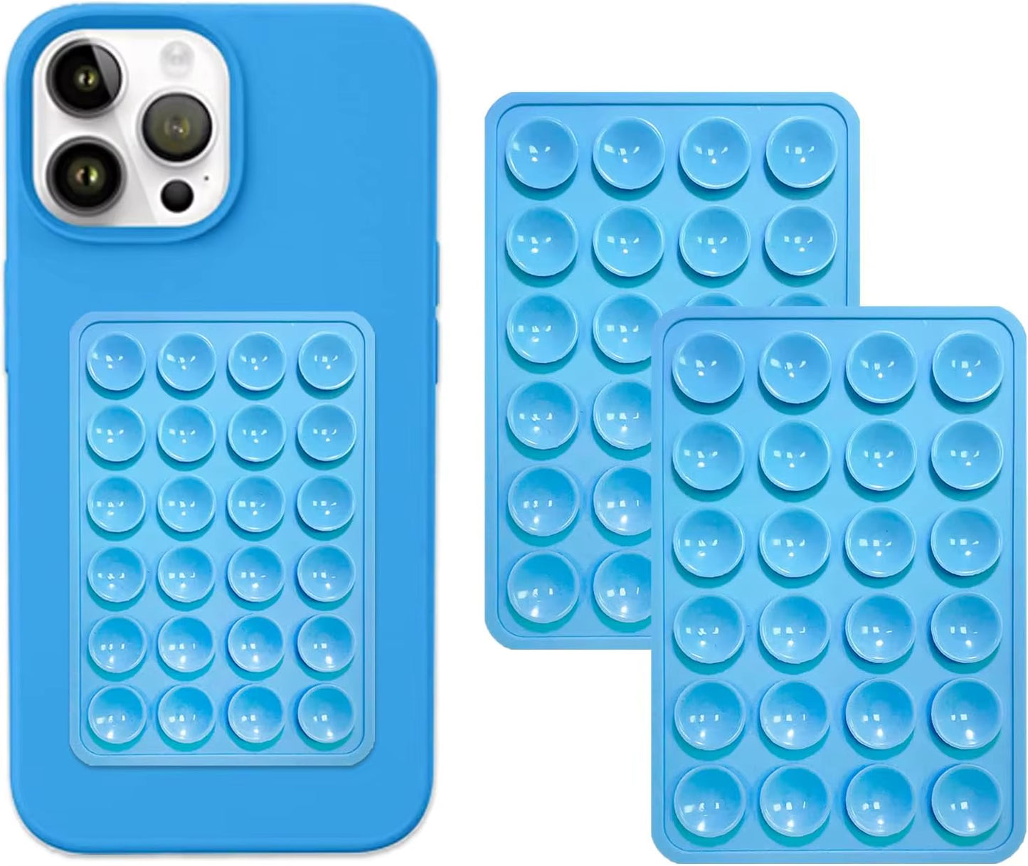 StickyGrip Silicone Suction Case Secure, Non-Slip Mount for iPhone