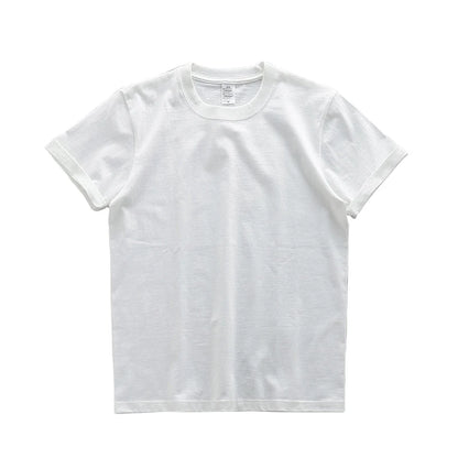 Solid Color Cotton Short Sleeve T-Shirt Top Casual T-Shirts