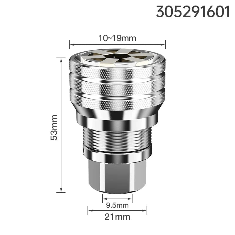 Drill Bit Adapter Adjustable 3/8-3/4 inches 10mm to 19mm Multifunctional Wrench Tool deideas