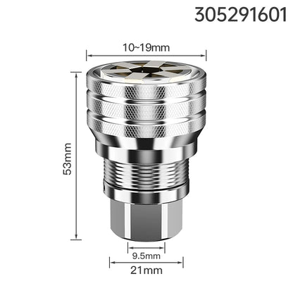 Drill Bit Adapter Adjustable 3/8-3/4 inches 10mm to 19mm Multifunctional Wrench Tool