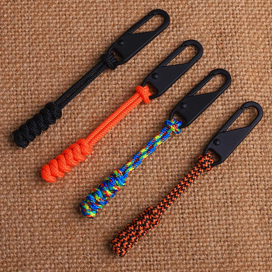 Handmade Snake Knot Paracord Zipper Pull  Durable Replacement & Bag Accessory