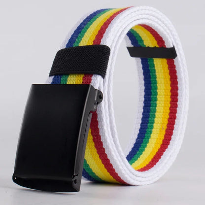 Spectrum - Rainbow Canvas Belt Unisex