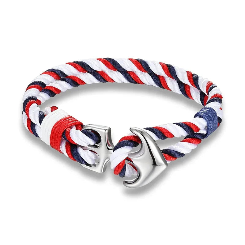 Twin Strand Anchor Bracelet  Waterproof & Sporty deideas