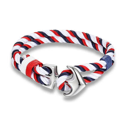 Twin Strand Anchor Bracelet  Waterproof & Sporty